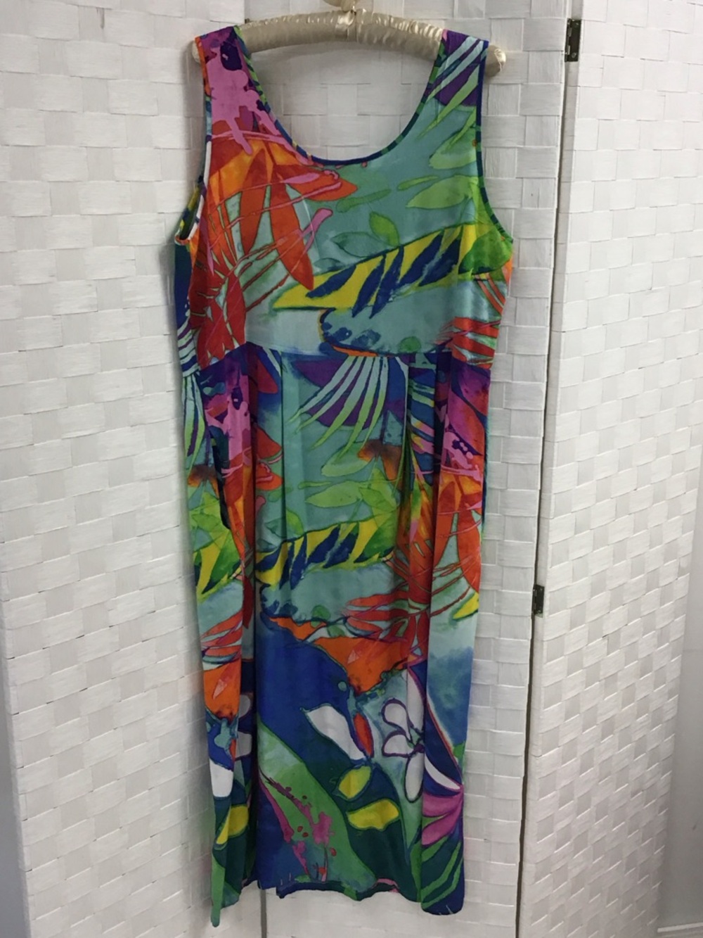 Jams World Multicolor Tropical Floral Maxi Dress